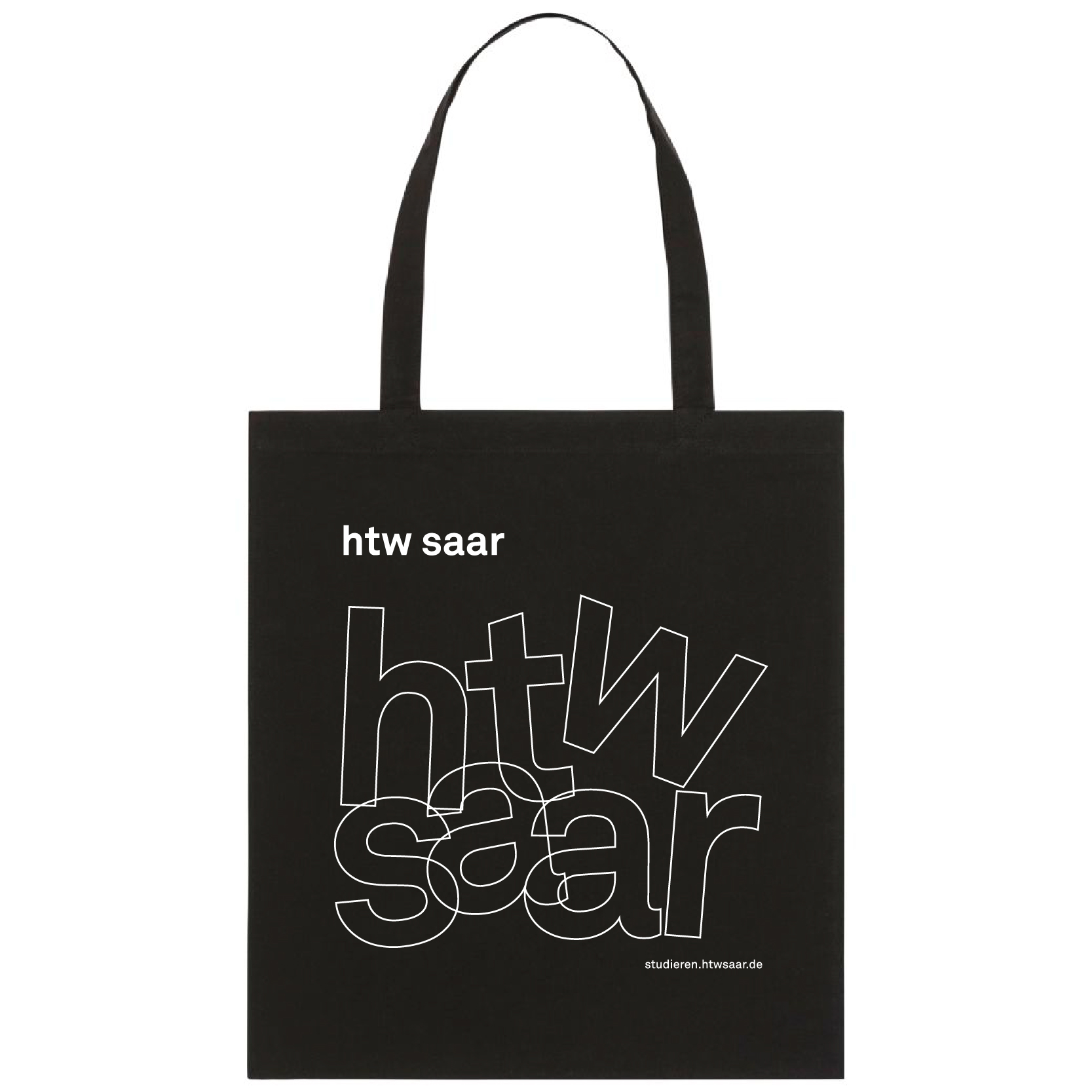 Baumwolltasche, schwarz